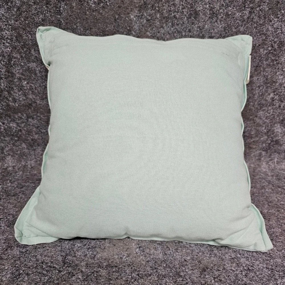 Artistic Accents Beaded Floral Pillow Cover, Pastels, 14
